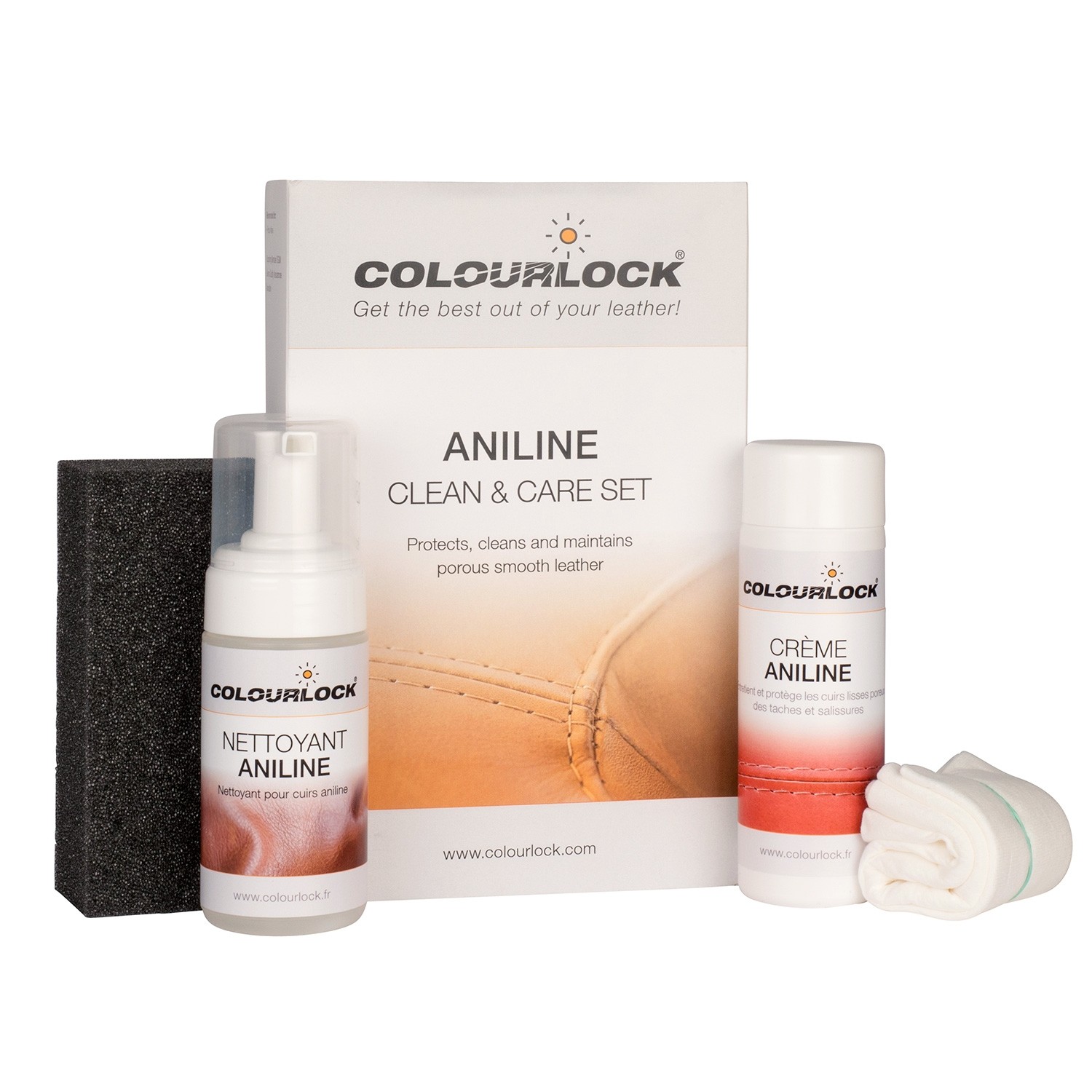 Kit d’entretien pour cuir aniline COLOURLOCK