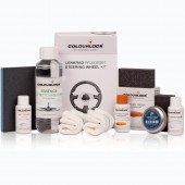 Kit de réparation pour volant en cuir noir COLOURLOCK