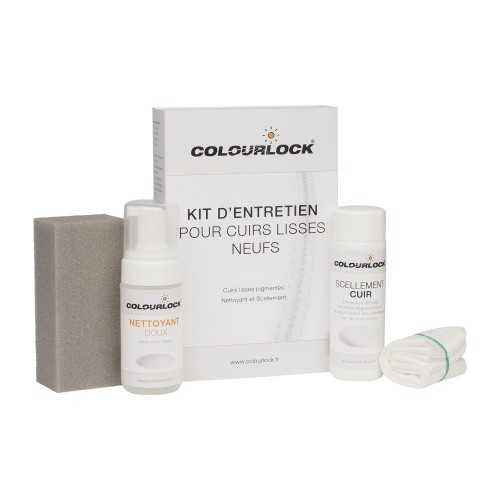 Kit d’entretien COLOURLOCK "doux" pour cuirs lisses neufs avec scellement