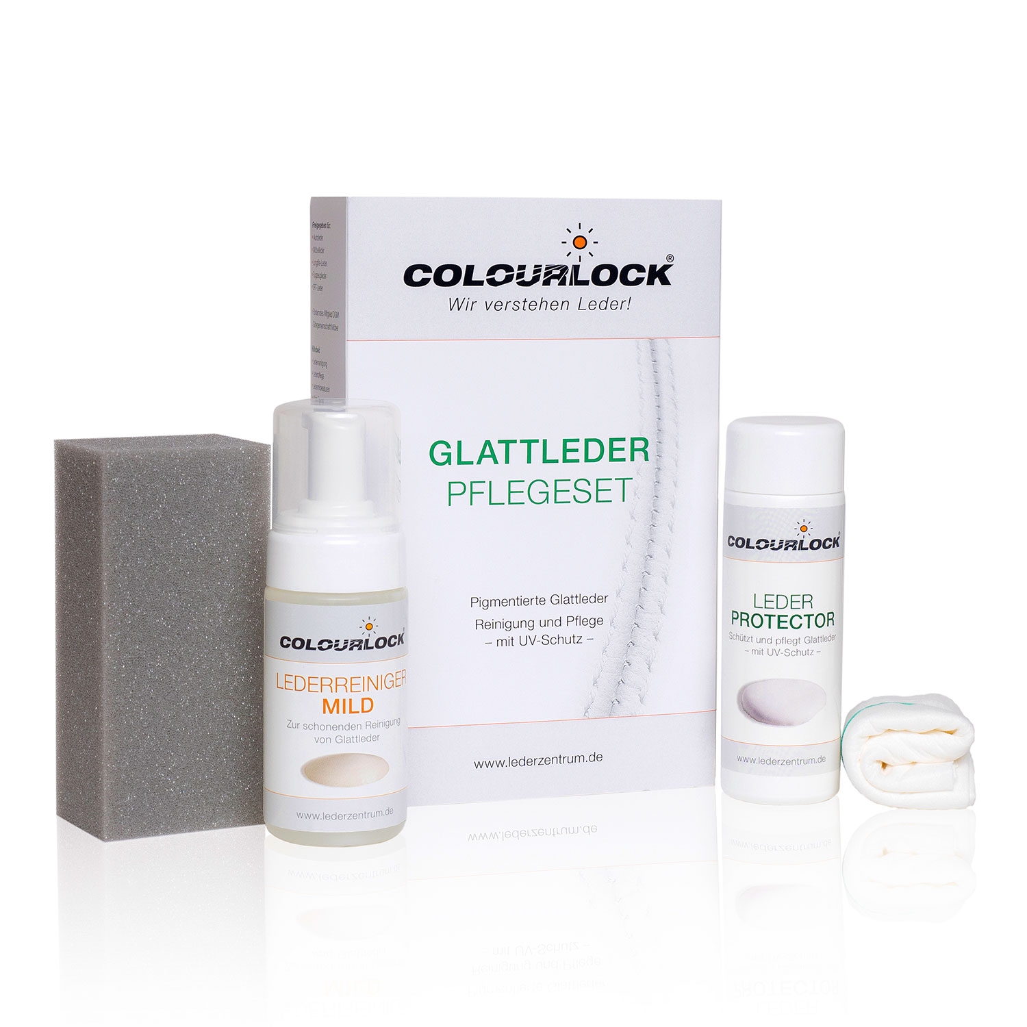 Kit d&rsquo;entretien pour cuir lisse