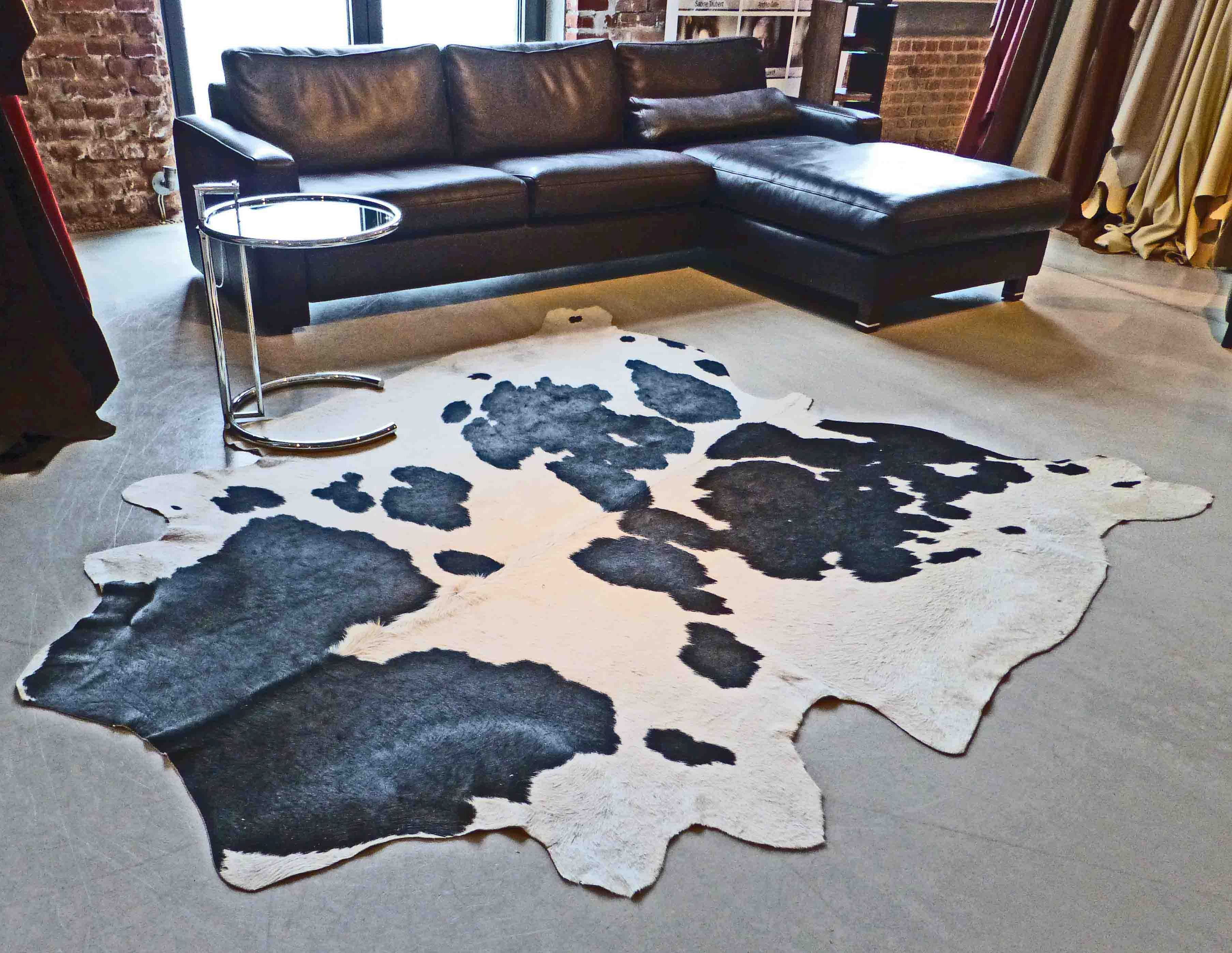tapis en peau de vache