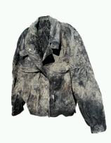 Veste en cuir moisie