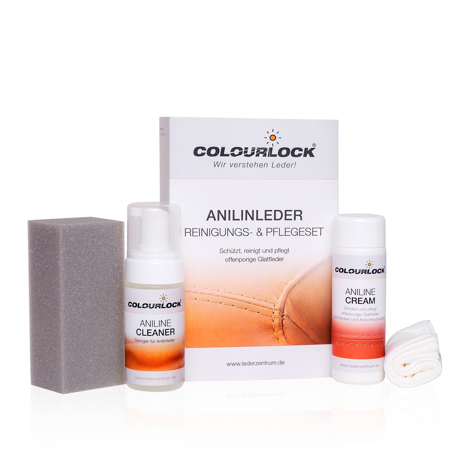 COLOURLOCK Anilinleder Reinigungs- und Pflegeset